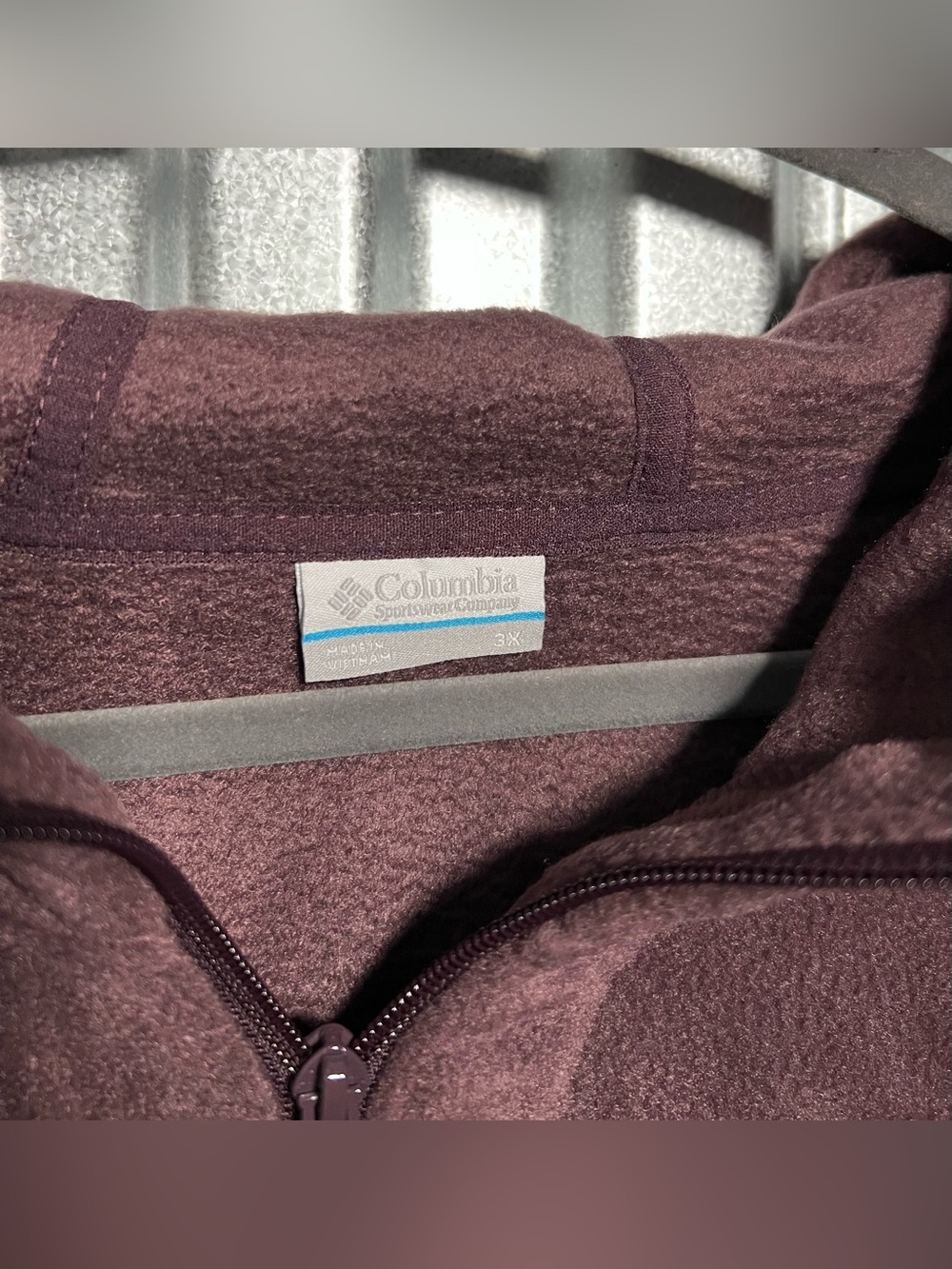 Columbia Hooded Plush Zip Jacket Benton Springs II Long Hoodie Fleece 3x NWT - Picture 2 of 5
